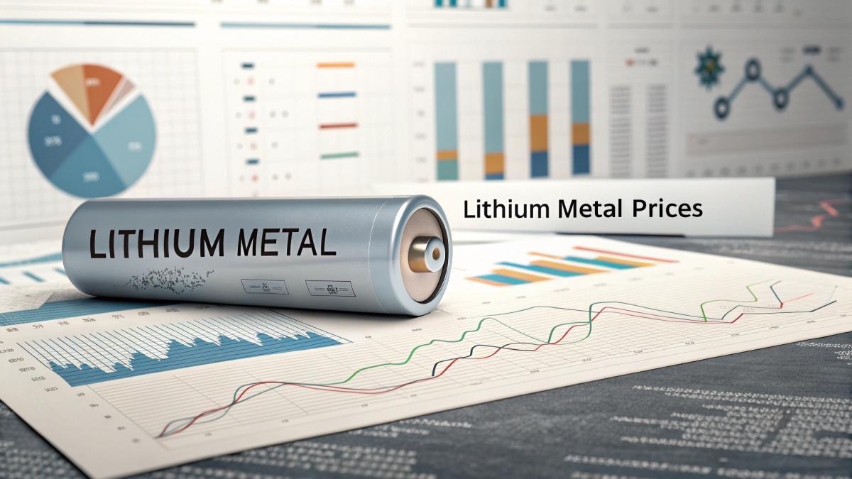 Lithium Metal Prices Index Chart with Quarterly Forecast Prices Trend 