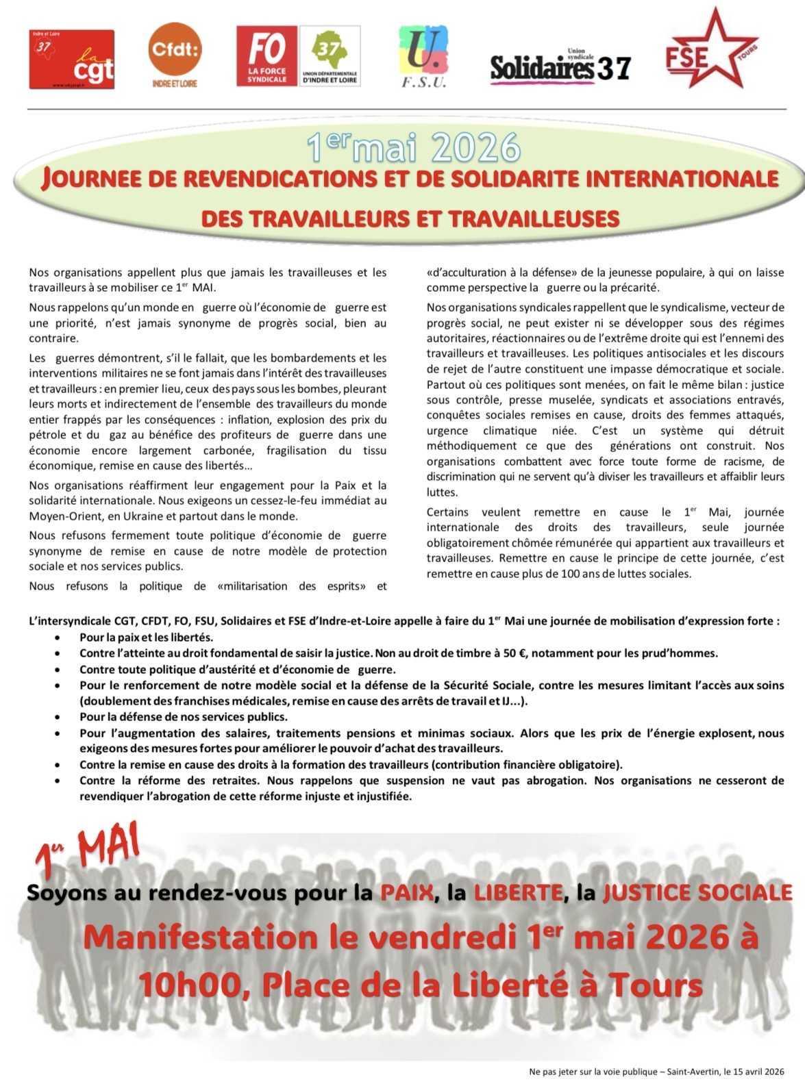 Le 1er mai est à nous!