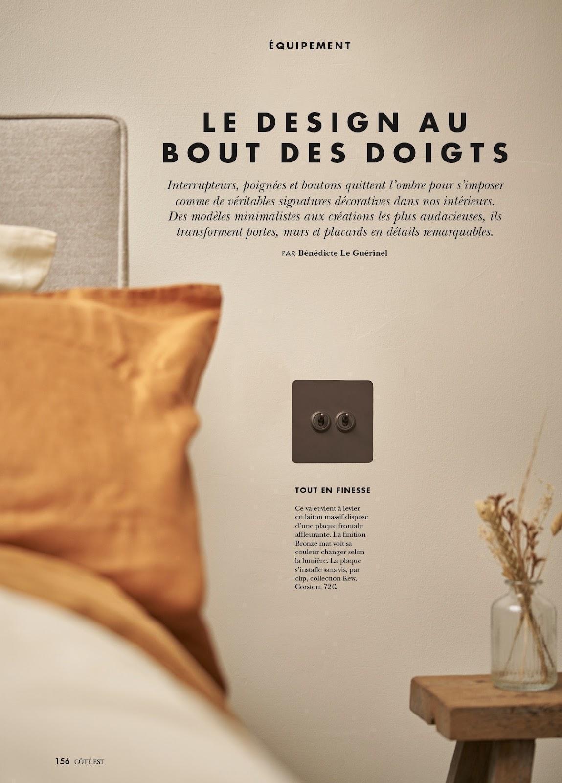 Interrupteurs et poignées design : les détails qui changent tout