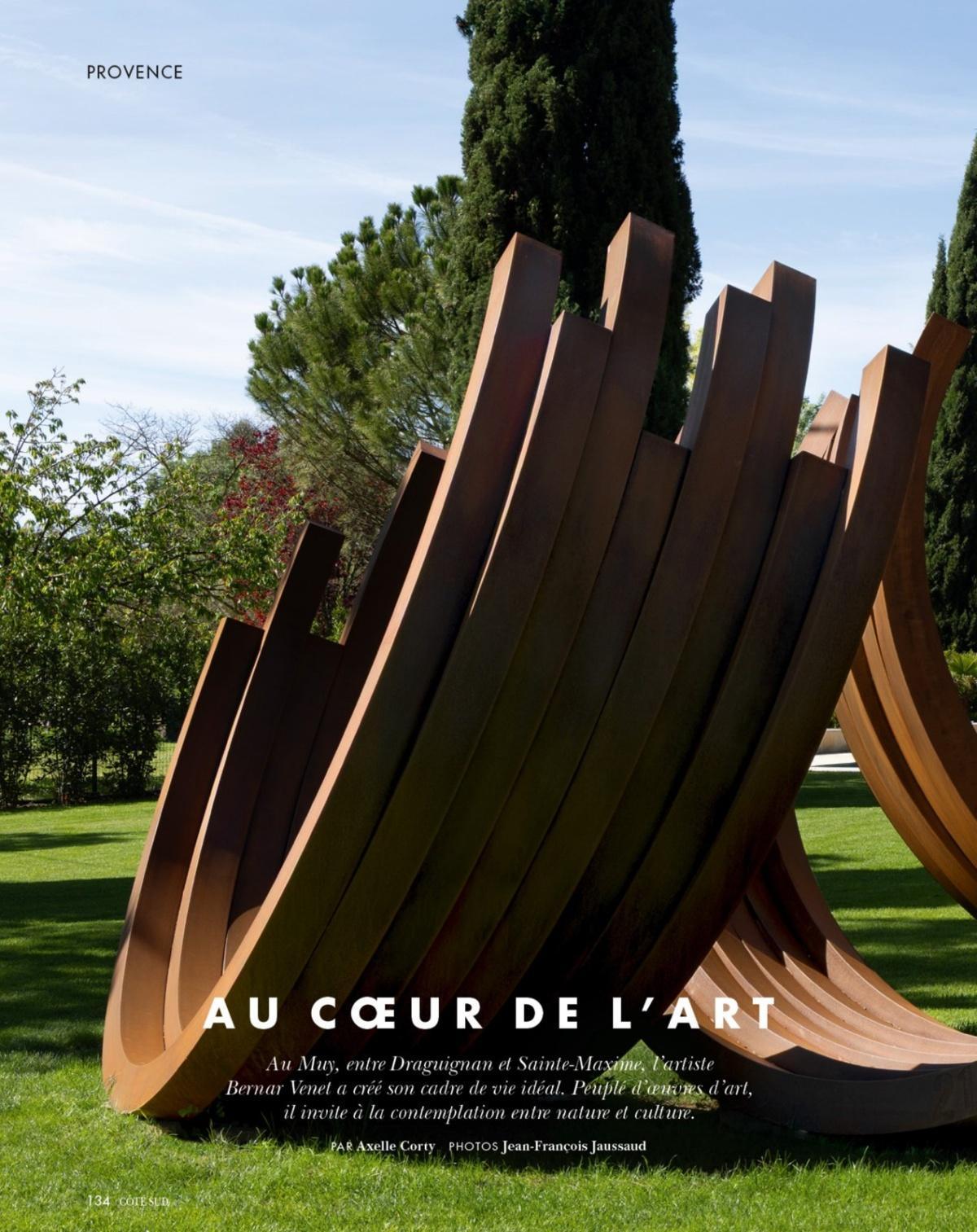 Au cœur de l'art : chez Bernar Venet, au Muy