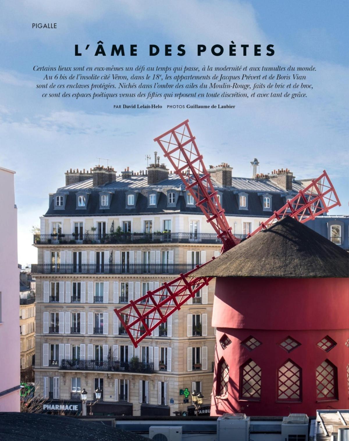 L'âme des poètes : chez Jacques Prévert et Boris Vian, cité Véron