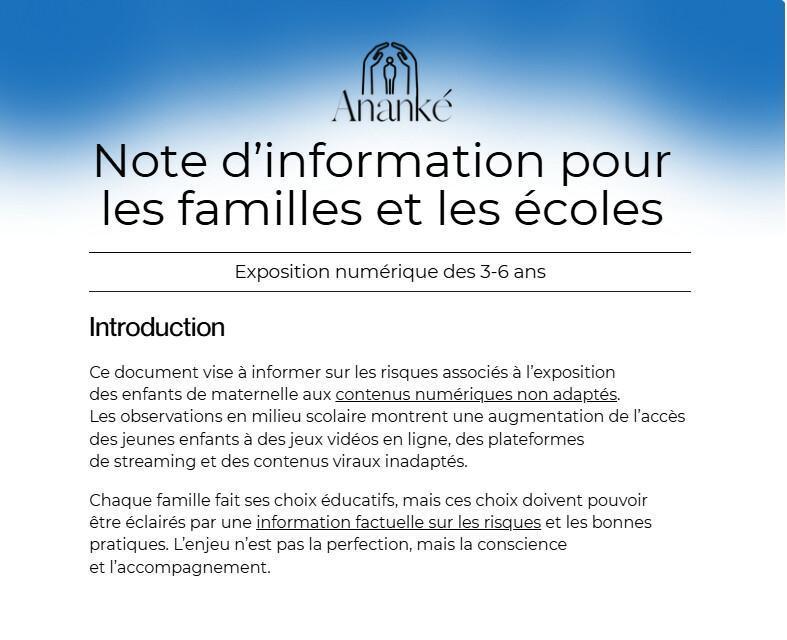 Exposition numérique 3-6 ans