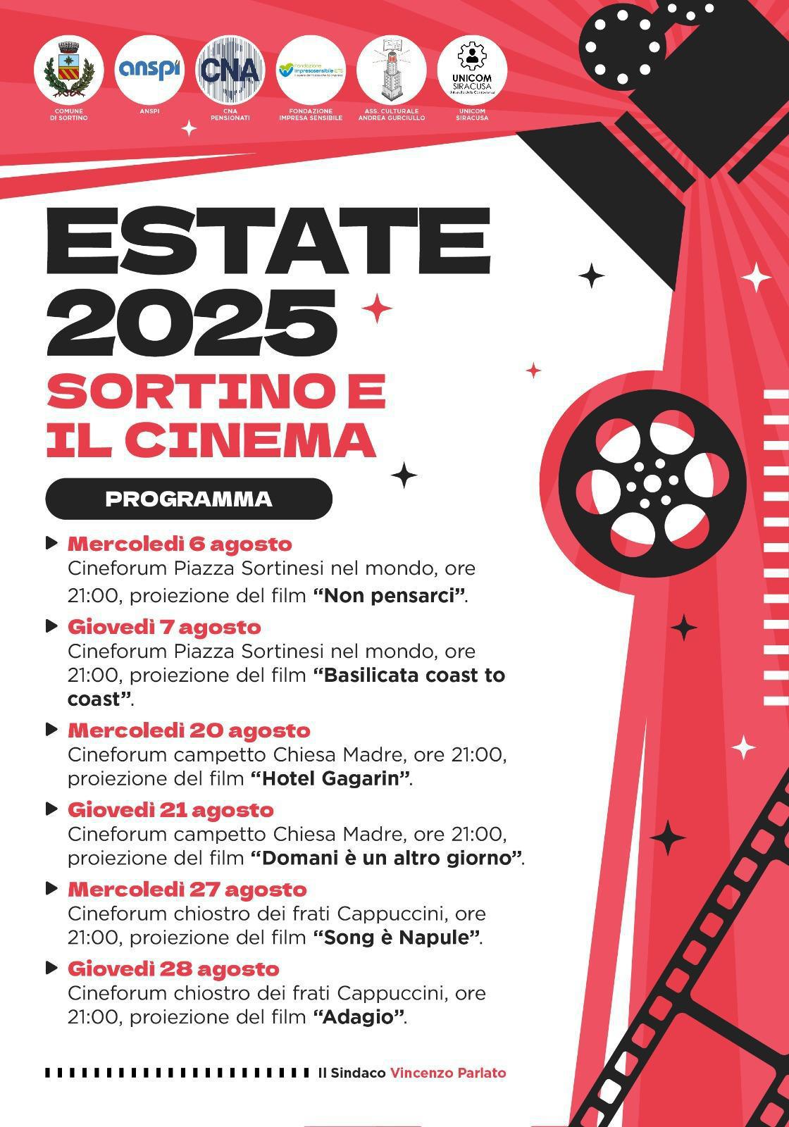 Proiezione del film "Basilicata coast to coast" (inizio ore 21:00)