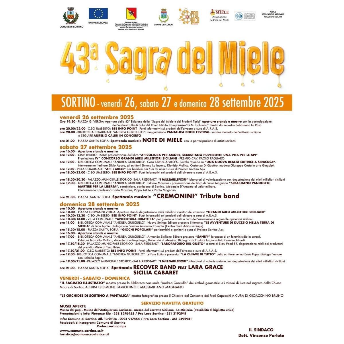43ª Sagra del Miele (dalle ore 19.30)
