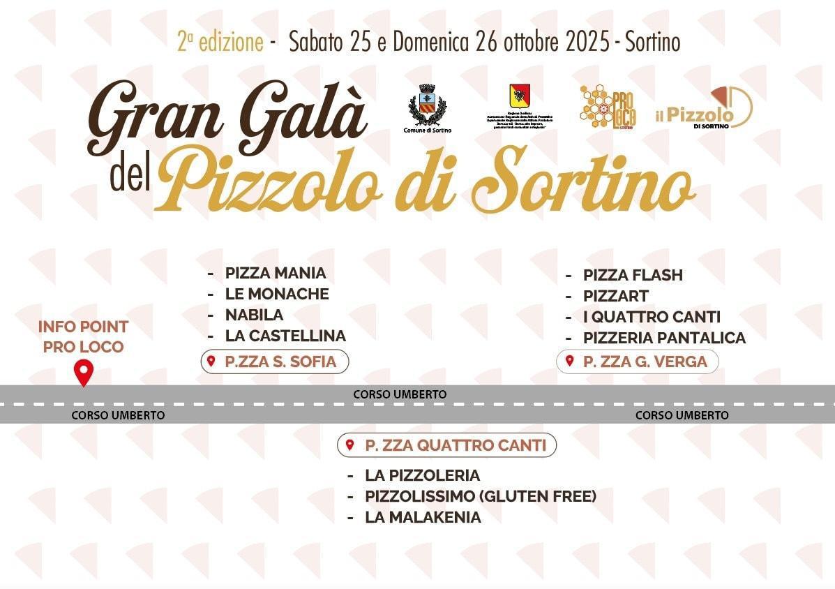 Gran Galà del Pizzolo di Sortino - 2ª edizione (dalle ore 11.00)