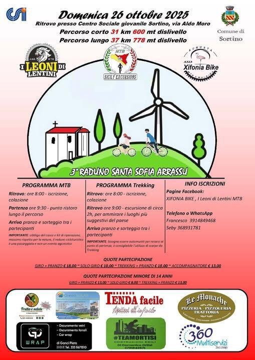3° raduno Santa Sofia Arrassu MTB - Trekking (dalle ore 8.00)
