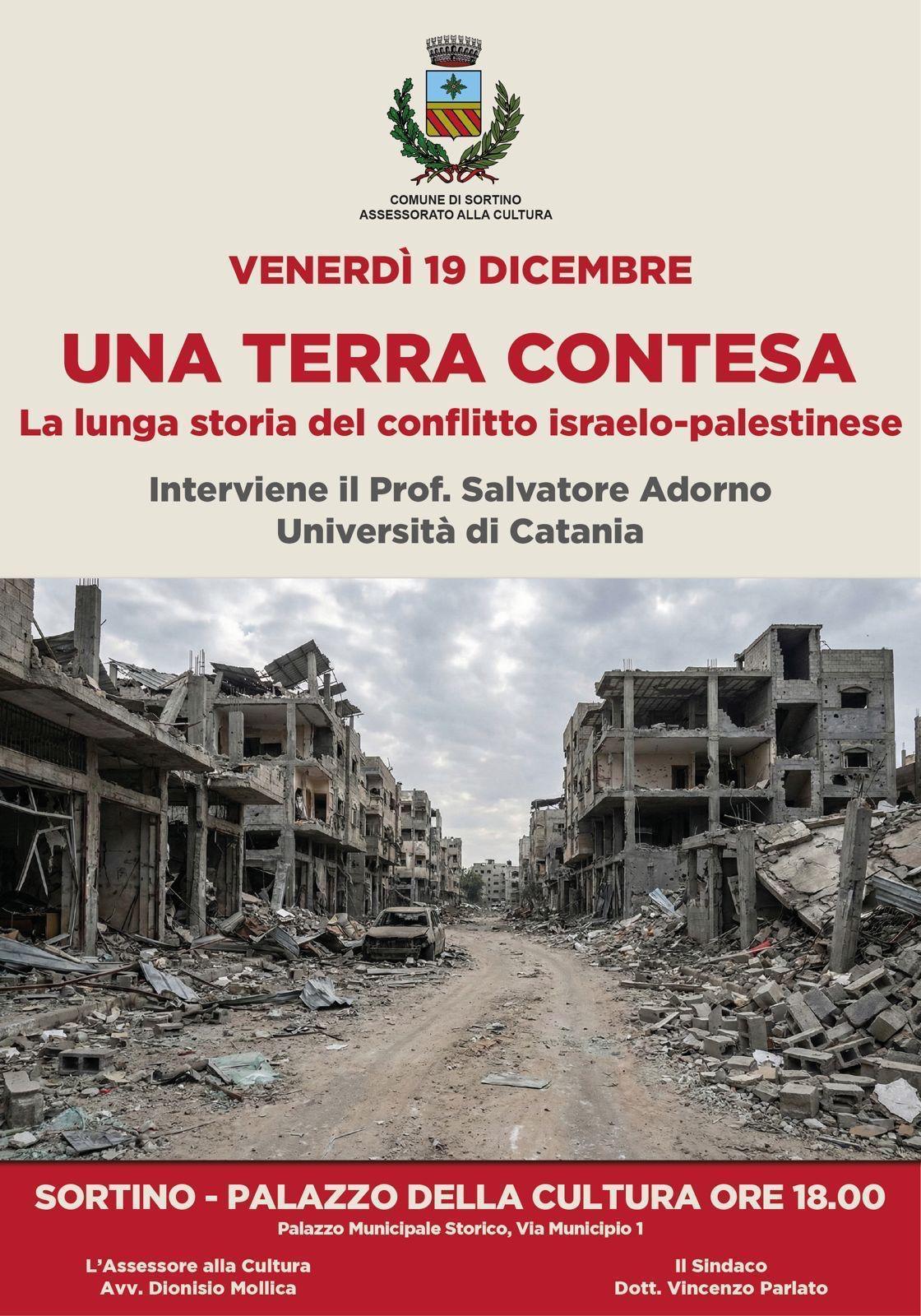Una Terra Contesa, La Lunga Storia Del Conflitto Israelo-palestinese (Inizio ore 18:00)