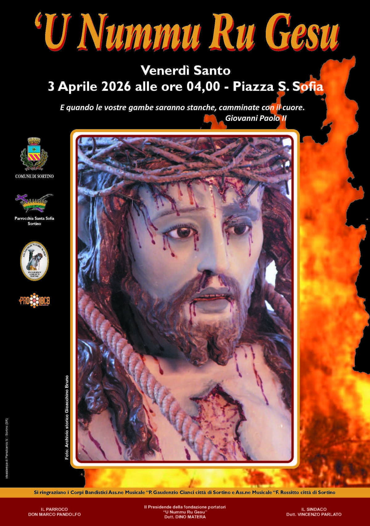 Tradizionale Processione “U Nummu Ru Gesu” (alle ore 4.00)