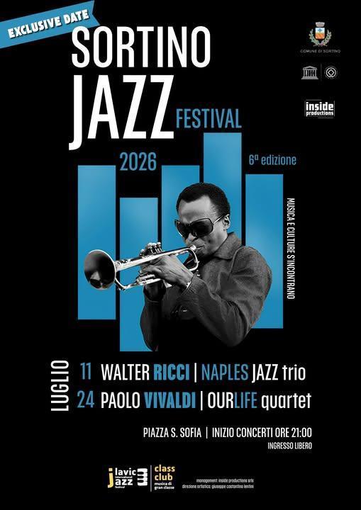 Sortino Jazz Festival - Walter Ricci con il Naples Jazz Trio (Inizio ore 21.00) 