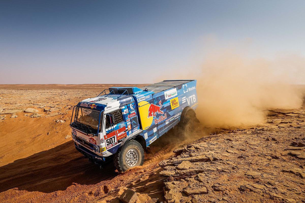 El equipo Kamaz-Master, equipado con neumáticos Goodyear, gana el Dakar 2021