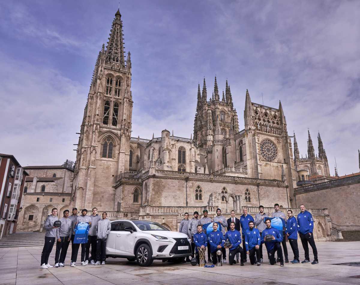 Lexus, patrocinador del club de baloncesto Hereda San Pablo Burgos, ganador de la Fiba Intercontinental cup 2021