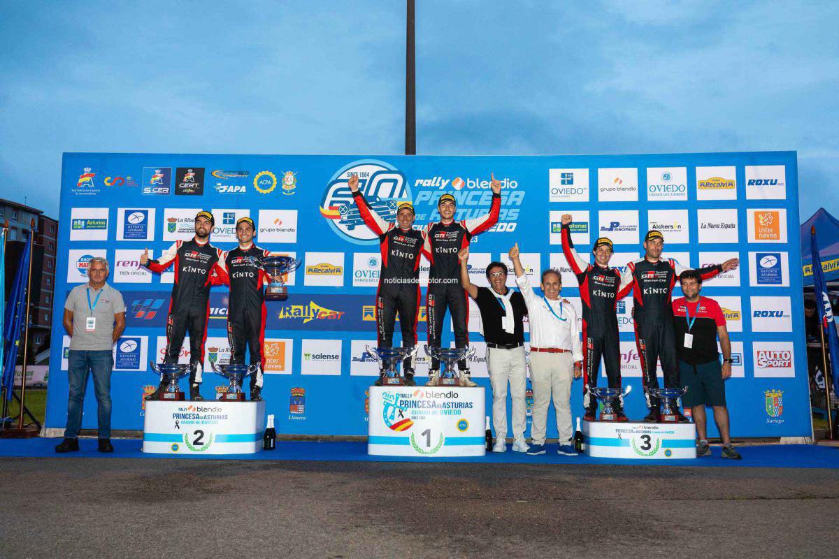 TOYOTA GAZOO Racing Iberian Cup 2023: Sergi Francolí suma su segunda victoria en un difícil Rally Princesa de Asturias