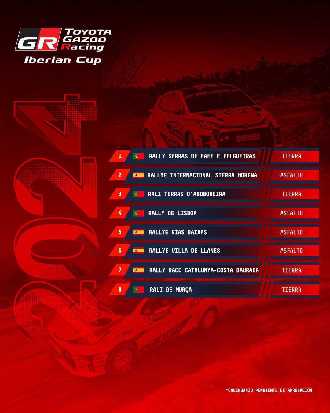 TOYOTA GAZOO RACING IBERIAN CUP: IMPORTANTES NOVEDADES PARA LA TEMPORADA 2024