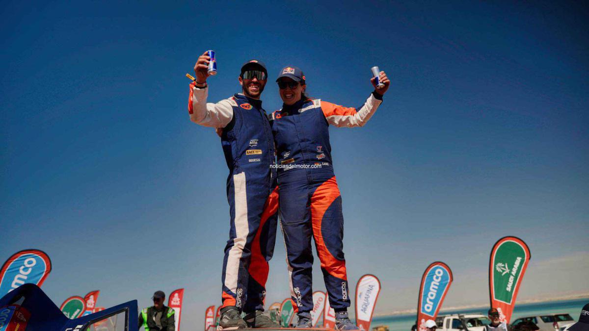 ESPECTACULAR TOP 15 FINAL DE LAIA SANZ Y MAURIZIO GERINI EN EL RALLY DAKAR 2024