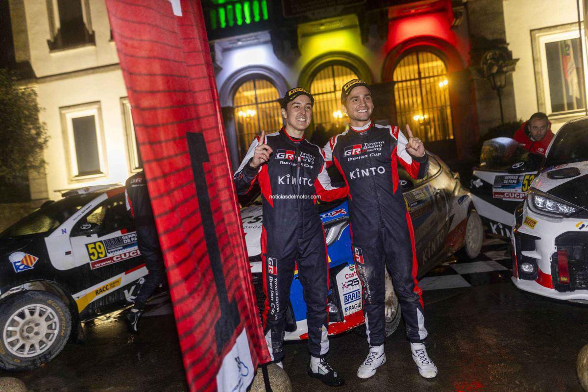 TOYOTA GAZOO Racing Iberian Cup 2024: Bruno Bulacia gana el Rallye Serras de Fafe