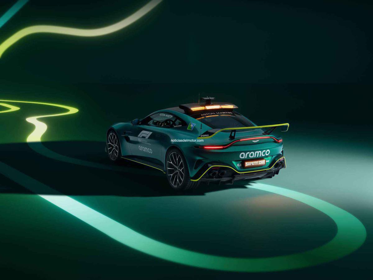 EL ASTON MARTIN VANTAGE MÁS RÁPIDO DE LA HISTORIA SUBE LA INTENSIDAD COMO NUEVO SAFETY CAR OFICIAL DE LA FIA EN LA FÓRMULA 1