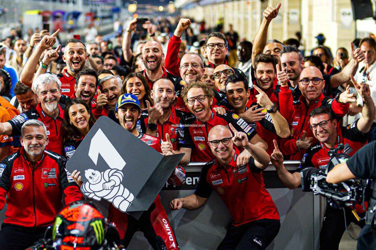 #QatarGP: El Ducati Lenovo Team triunfa con Bagnaia en la carrera inaugural de la temporada 2024 de MotoGP en Lusail