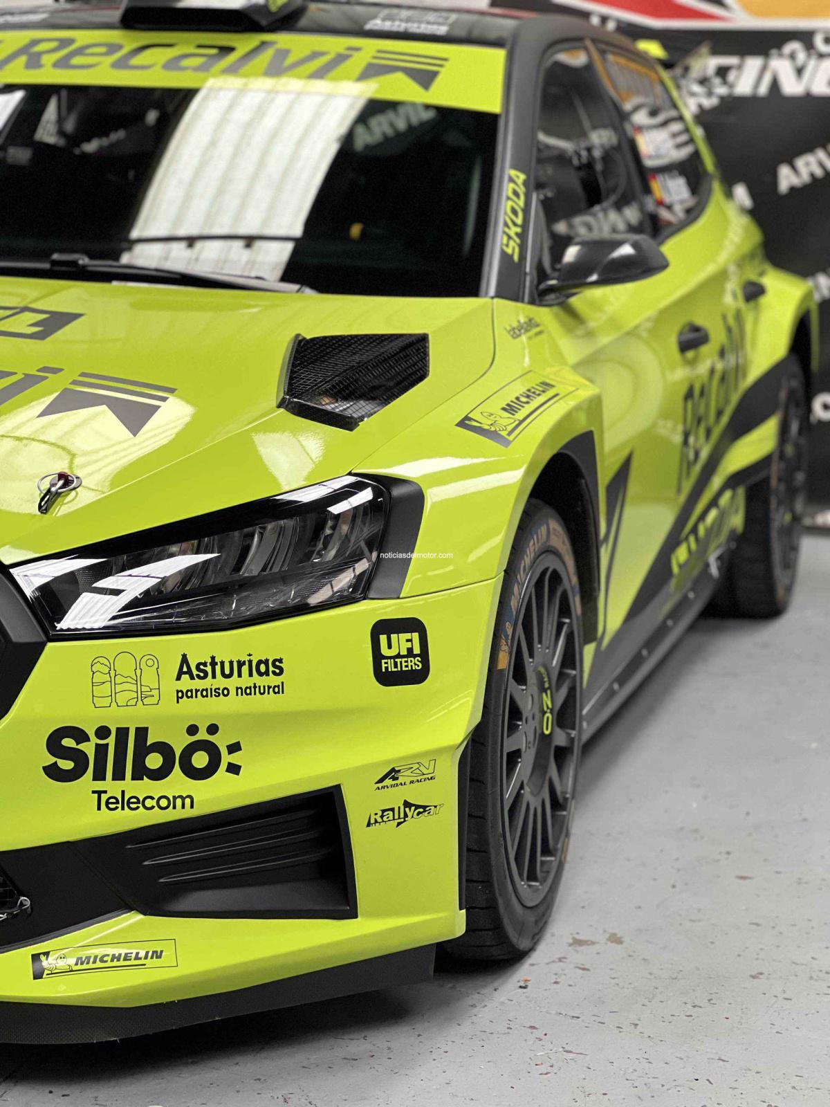 JOSÉ ANTONIO “COHETE” SUÁREZ Y ALBERTO IGLESIAS PIN ESTRENAN NUEVA UNIDAD DEL FABIA RS EN EL RALLY SIERRA MORENA