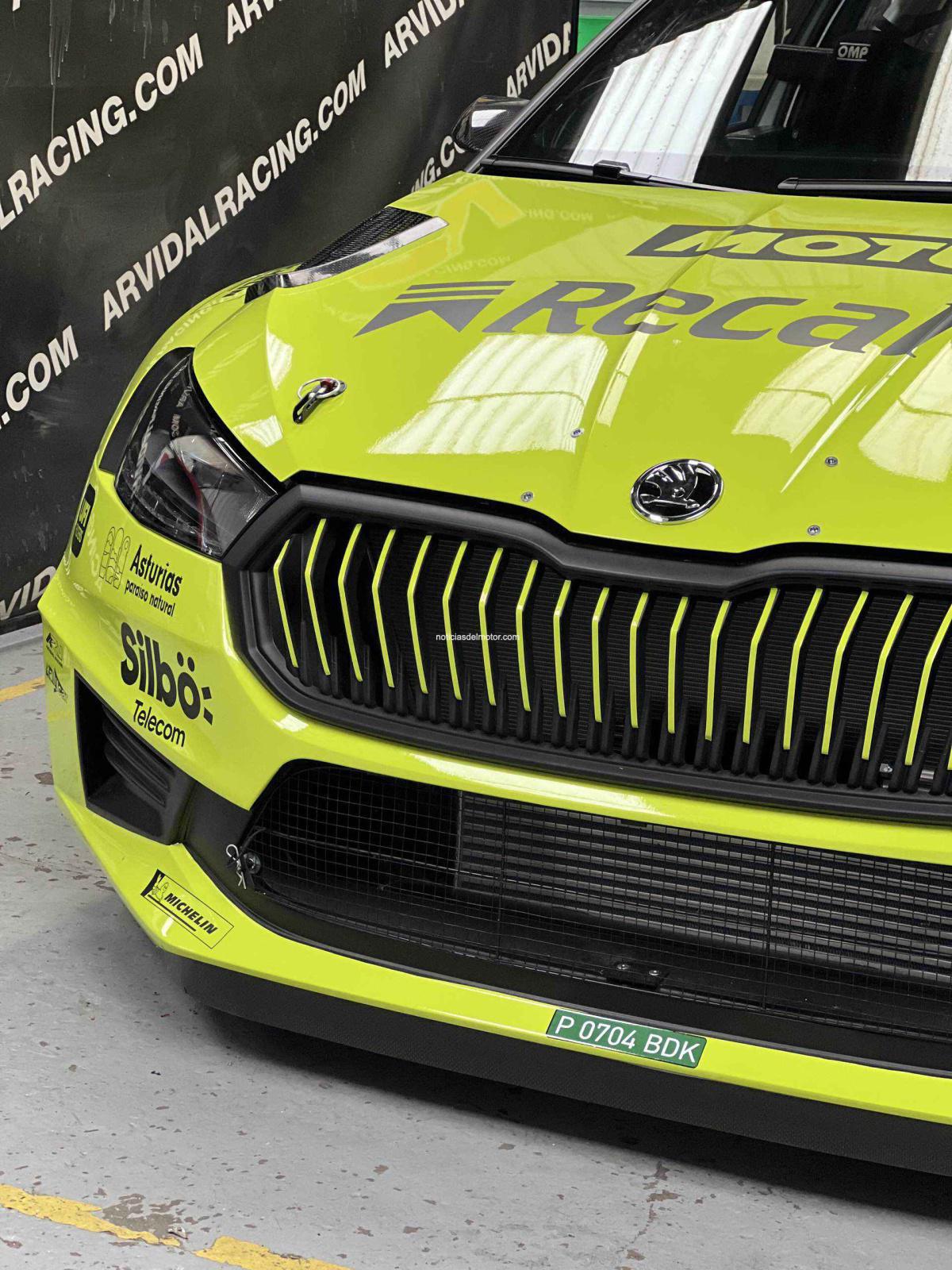 JOSÉ ANTONIO “COHETE” SUÁREZ Y ALBERTO IGLESIAS PIN ESTRENAN NUEVA UNIDAD DEL FABIA RS EN EL RALLY SIERRA MORENA