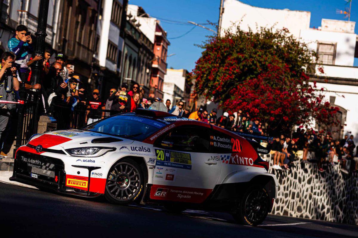 TOYOTA GAZOO Racing Spain: Alejandro Cachón y Borja Rozada ganan el Rallye Islas Canarias