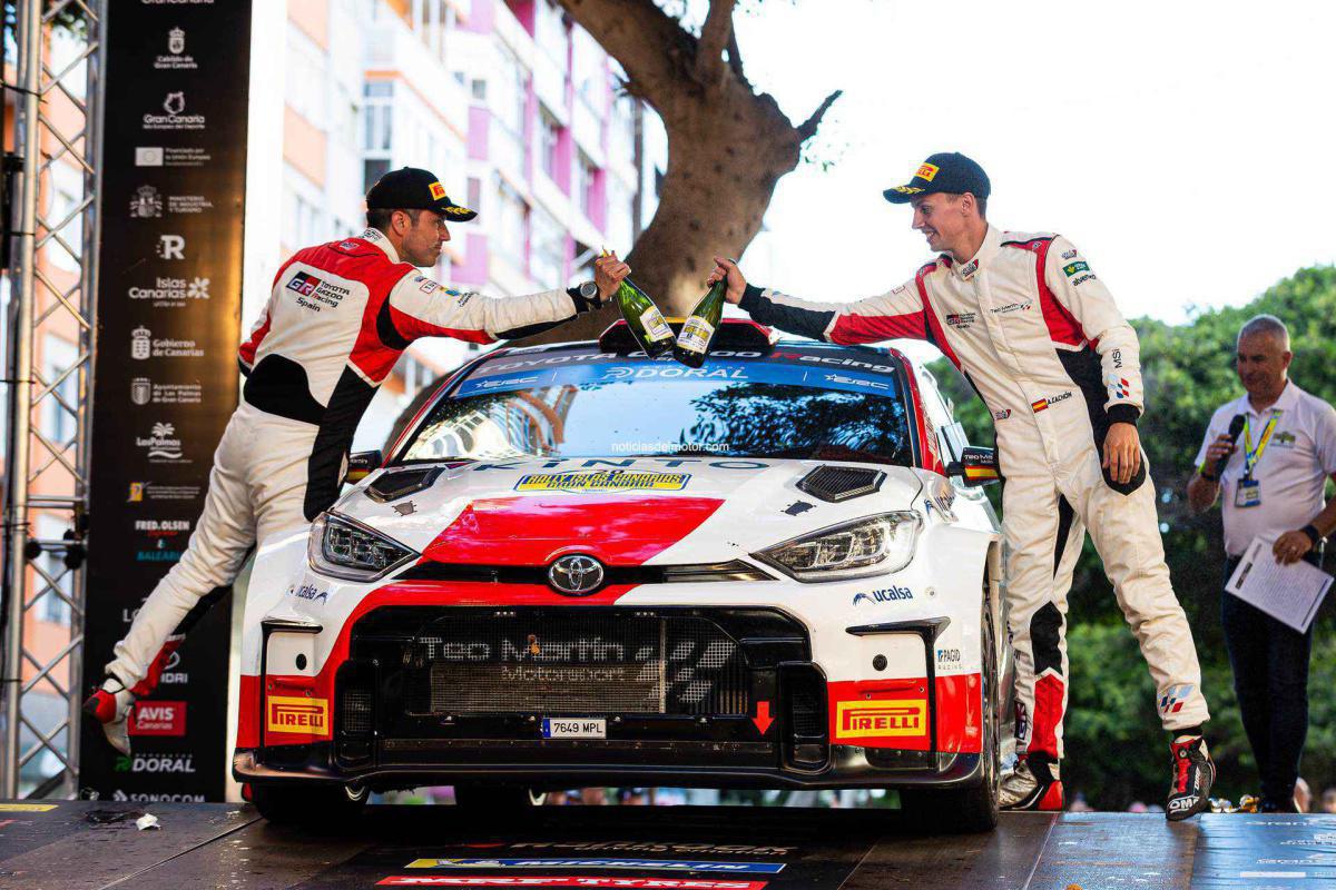 TOYOTA GAZOO Racing Spain: Alejandro Cachón y Borja Rozada ganan el Rallye Islas Canarias TOYOTA GAZOO Racing Spain: Alejandro Cachón y Borja Rozada ganan el Rallye Islas Canarias