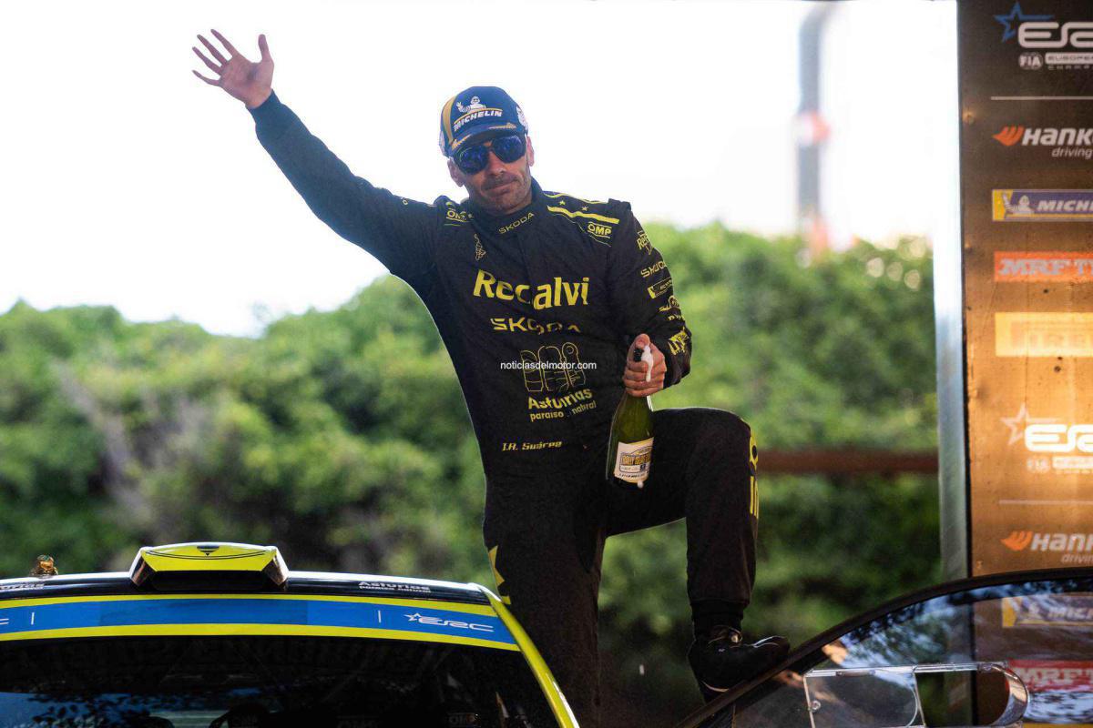 Podium para José Antonio “Cohete” Suárez en un disputado Rally Islas Canarias