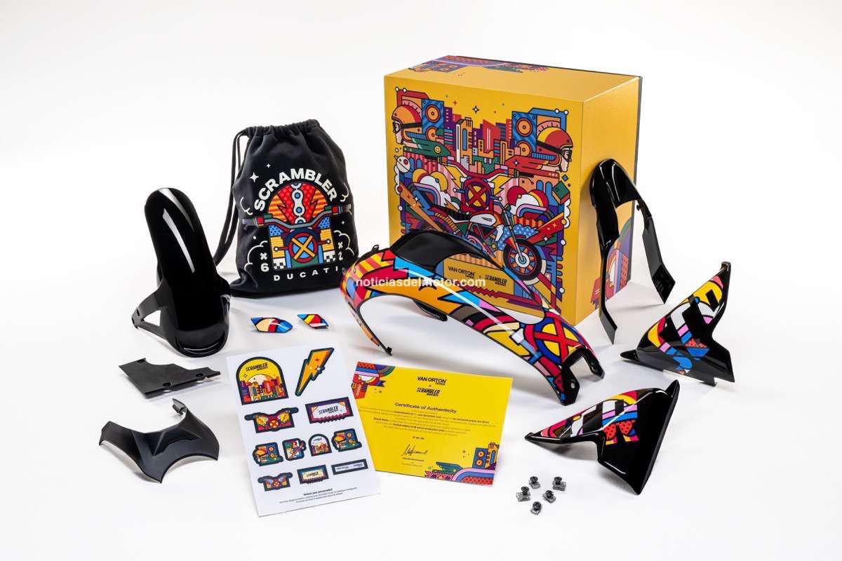 Scrambler Ducati presenta el kit de cubiertas de edición limitada para la versión Icon y la colección cápsula de ropa en colaboración con Van Orton Scrambler Ducati presenta el kit de cubiertas de edición limitada para la versión Icon y la colección cápsula de ropa en colaboración con Van Orton