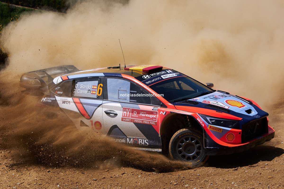 Ott Tänak y Thierry Neuville, podio en Portugal Ott Tänak y Thierry Neuville, podio en Portugal