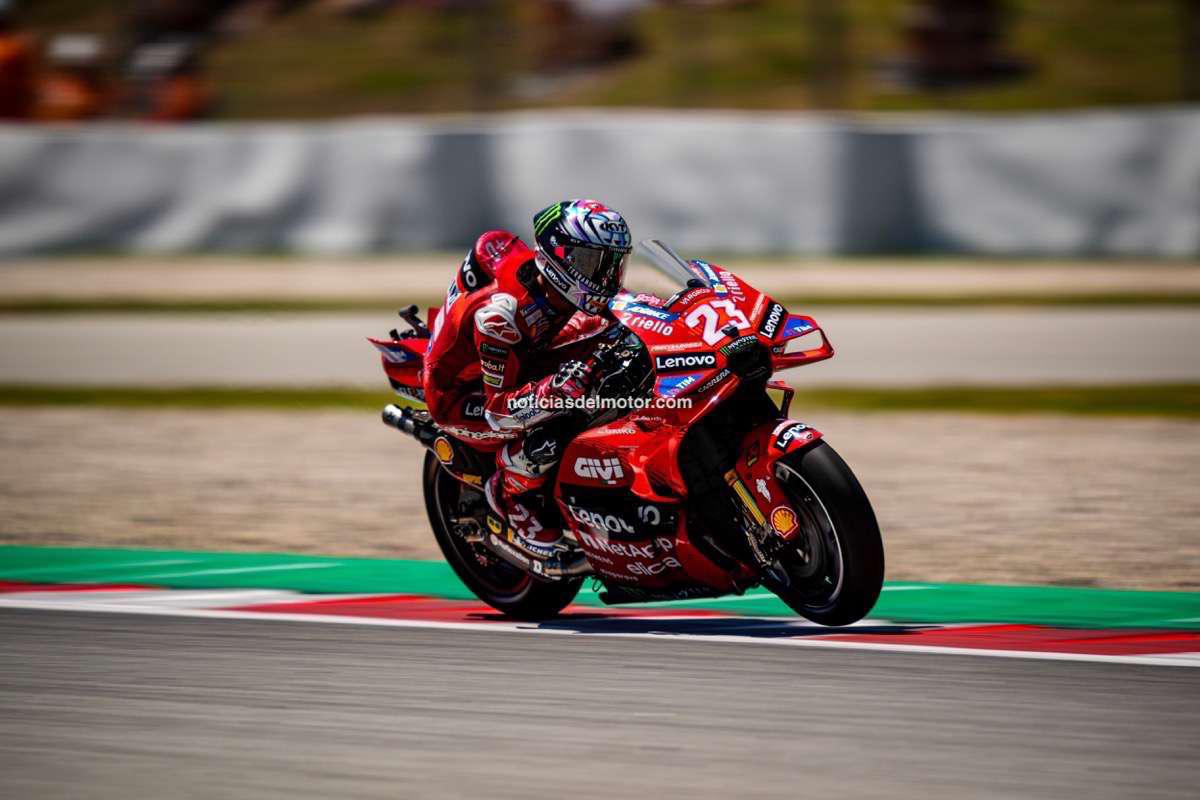 Bagnaia y el Ducati Lenovo Team ganan la carrera del GP de España-Catalunya de MOTOGP Bagnaia y el Ducati Lenovo Team ganan la carrera del GP de España-Catalunya de MOTOGP