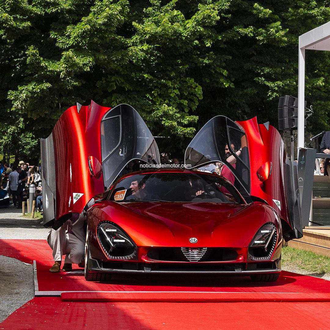 EL NUEVO ALFA ROMEO 33 STRADALE TRIUNFA EN EL "CONCORSO DI ELEGANZA DI VILLA D'ESTE"