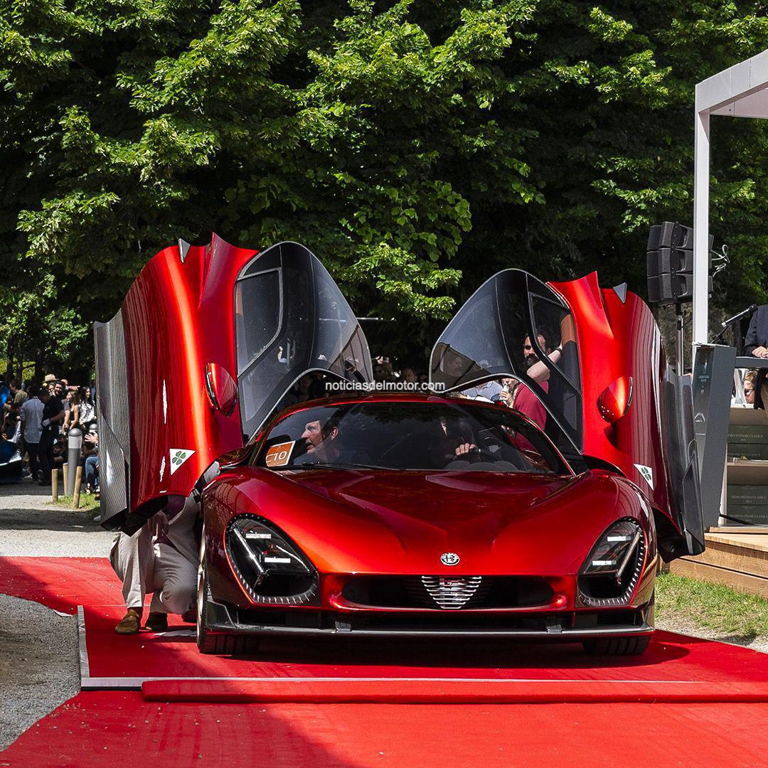 EL NUEVO ALFA ROMEO 33 STRADALE TRIUNFA EN EL "CONCORSO DI ELEGANZA DI VILLA D'ESTE" EL NUEVO ALFA ROMEO 33 STRADALE TRIUNFA EN EL "CONCORSO DI ELEGANZA DI VILLA D'ESTE"