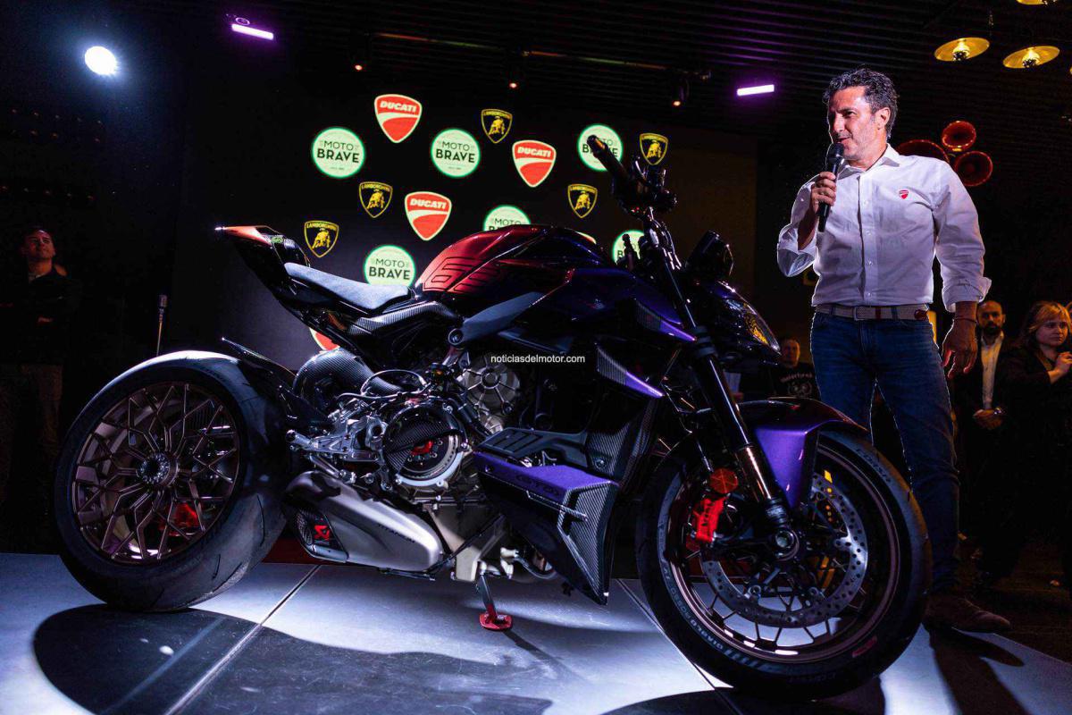 Ducati entrega la única unidad en España de la exclusiva Streetfighter V4 Lamborghini de la serie Speciale Clienti