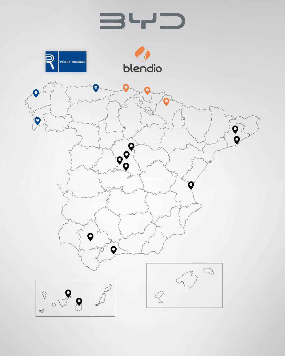 BYD ANUNCIA SUS PLANES DE EXPANSIÓN EN EL NORTE DE ESPAÑA DE LA MANO DE BLENDIO Y PÉREZ RUMBAO BYD ANUNCIA SUS PLANES DE EXPANSIÓN EN EL NORTE DE ESPAÑA DE LA MANO DE BLENDIO Y PÉREZ RUMBAO