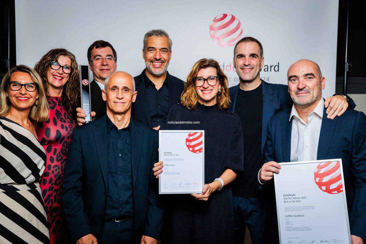 CUPRA triunfa en los premios Red Dot Award con el DarkRebel y el Tavascan