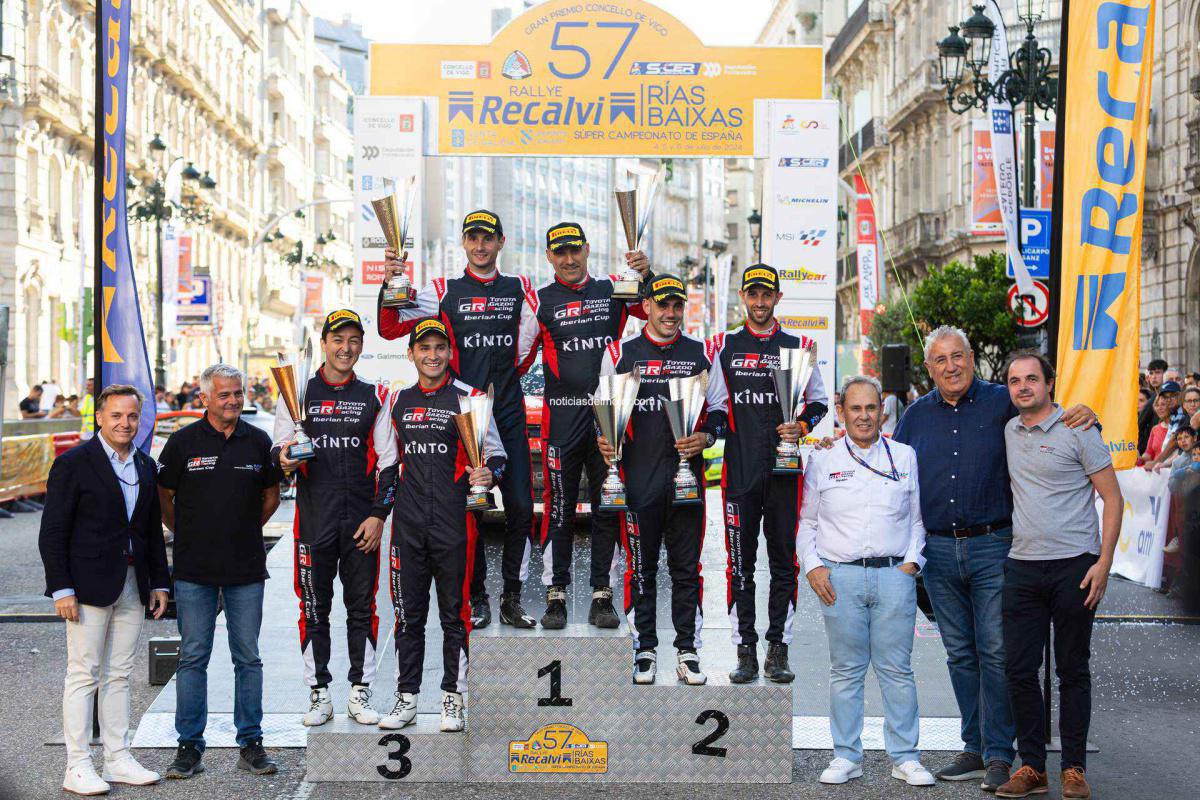 TOYOTA GAZOO Racing Spain: Alejandro Cachón y Borja Rozada recuperan el liderato del Supercampeonato de España de Rallyes TOYOTA GAZOO Racing Spain: Alejandro Cachón y Borja Rozada recuperan el liderato del Supercampeonato de España de Rallyes