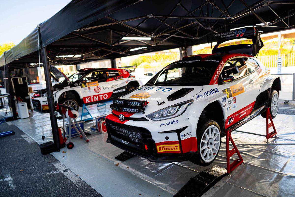 TOYOTA GAZOO Racing Spain: Alejandro Cachón y Borja Rozada recuperan el liderato del Supercampeonato de España de Rallyes