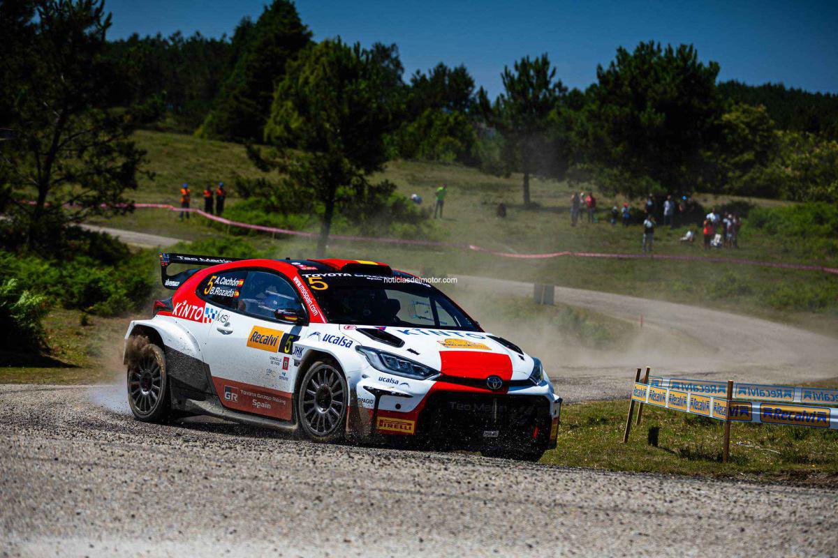 TOYOTA GAZOO Racing Spain: Alejandro Cachón y Borja Rozada recuperan el liderato del Supercampeonato de España de Rallyes