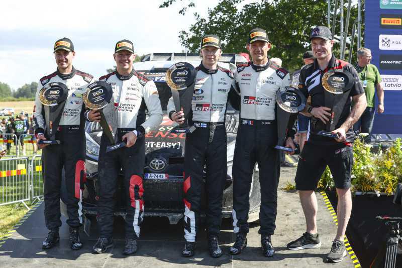 Toyota Gazoo Racing Domina el Rally de Letonia con un Histórico Doblete