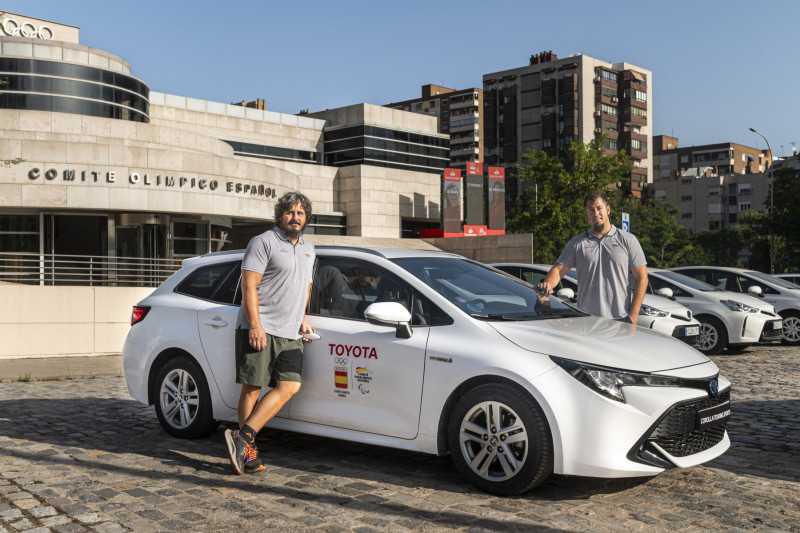 Toyota España pone rumbo a París 2024 con una flota de vehículos híbridos