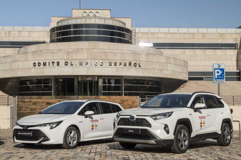 Toyota España pone rumbo a París 2024 con una flota de vehículos híbridos
