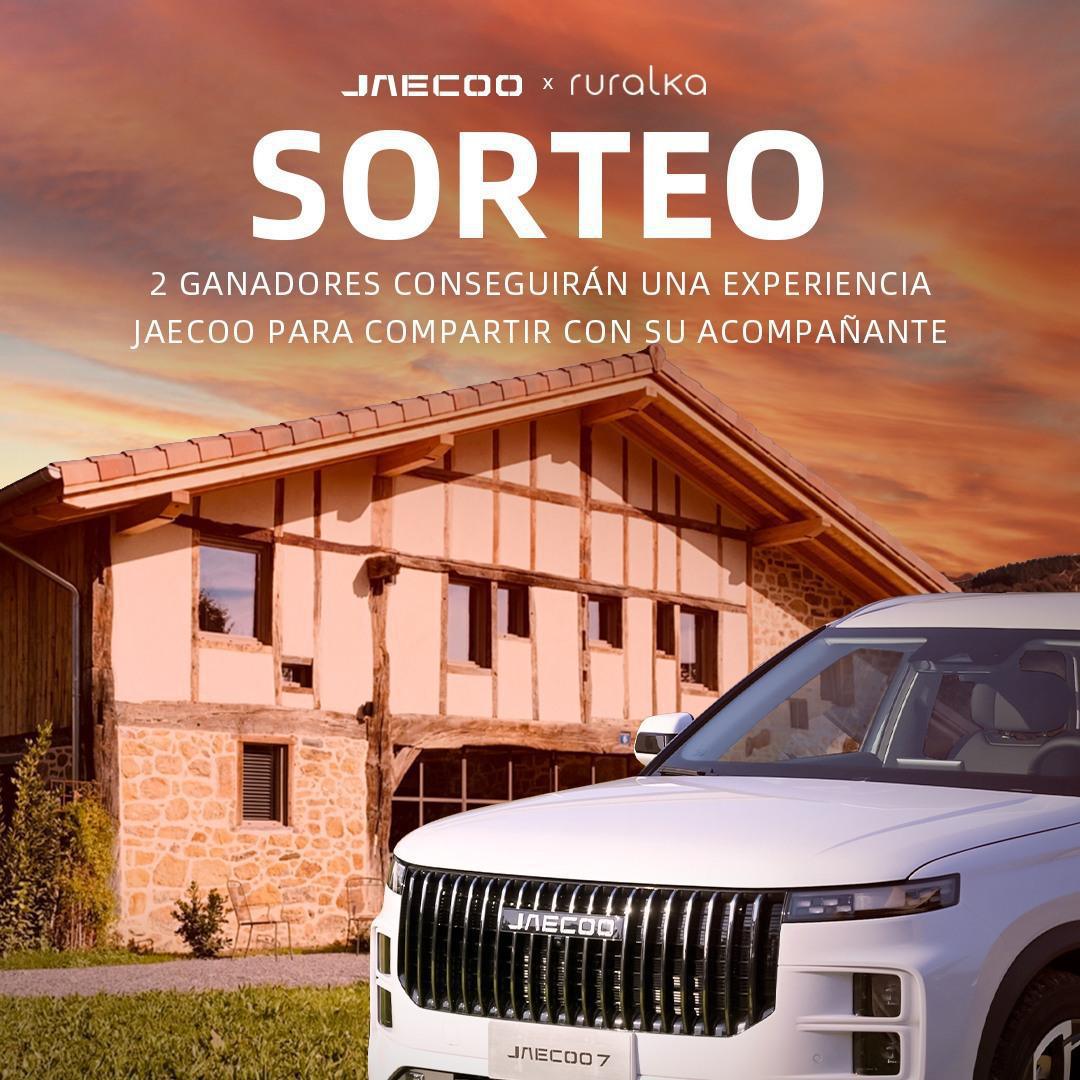 LOS SEGUIDORES DE JAECOO PODRÁN PROBAR ANTES QUE NADIE EL NUEVO JAECOO 7 EN UN VIAJE OFF-ROAD A LOS HOTELES RURALKA