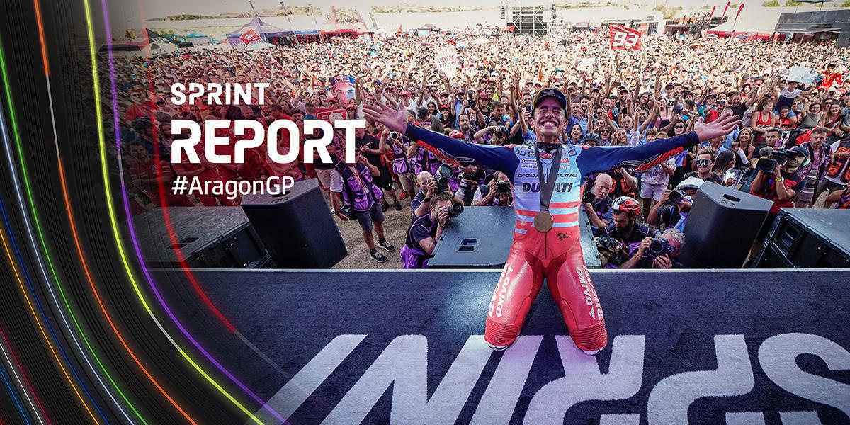 Marc Márquez logra su primera victoria al Sprint y Martín recupera el liderato Marc Márquez logra su primera victoria al Sprint y Martín recupera el liderato