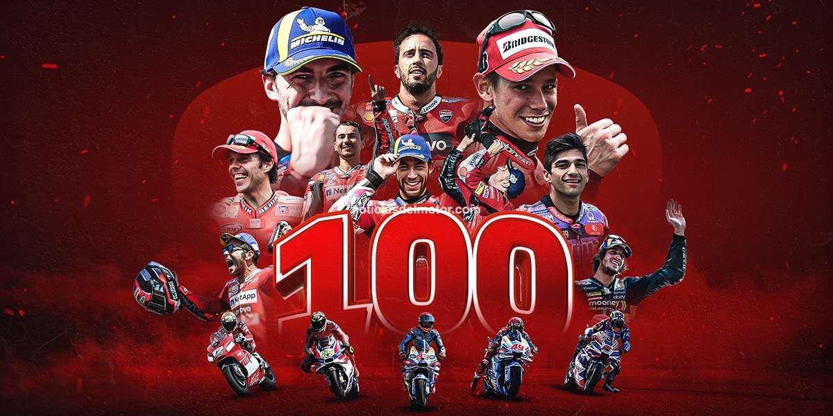 Bastianini regala a Ducati su victoria nº 100 mientras Bagnaia se va al suelo Bastianini regala a Ducati su victoria nº 100 mientras Bagnaia se va al suelo