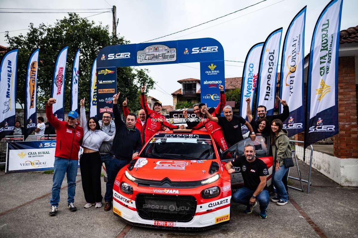 CITROËN AMPLÍA SU RÉCORD DE VICTORIAS EN EL RALLY VILLA DE LLANES CON DIEGO RUILOBA Y EL C3 RALLY2 CITROËN AMPLÍA SU RÉCORD DE VICTORIAS EN EL RALLY VILLA DE LLANES CON DIEGO RUILOBA Y EL C3 RALLY2