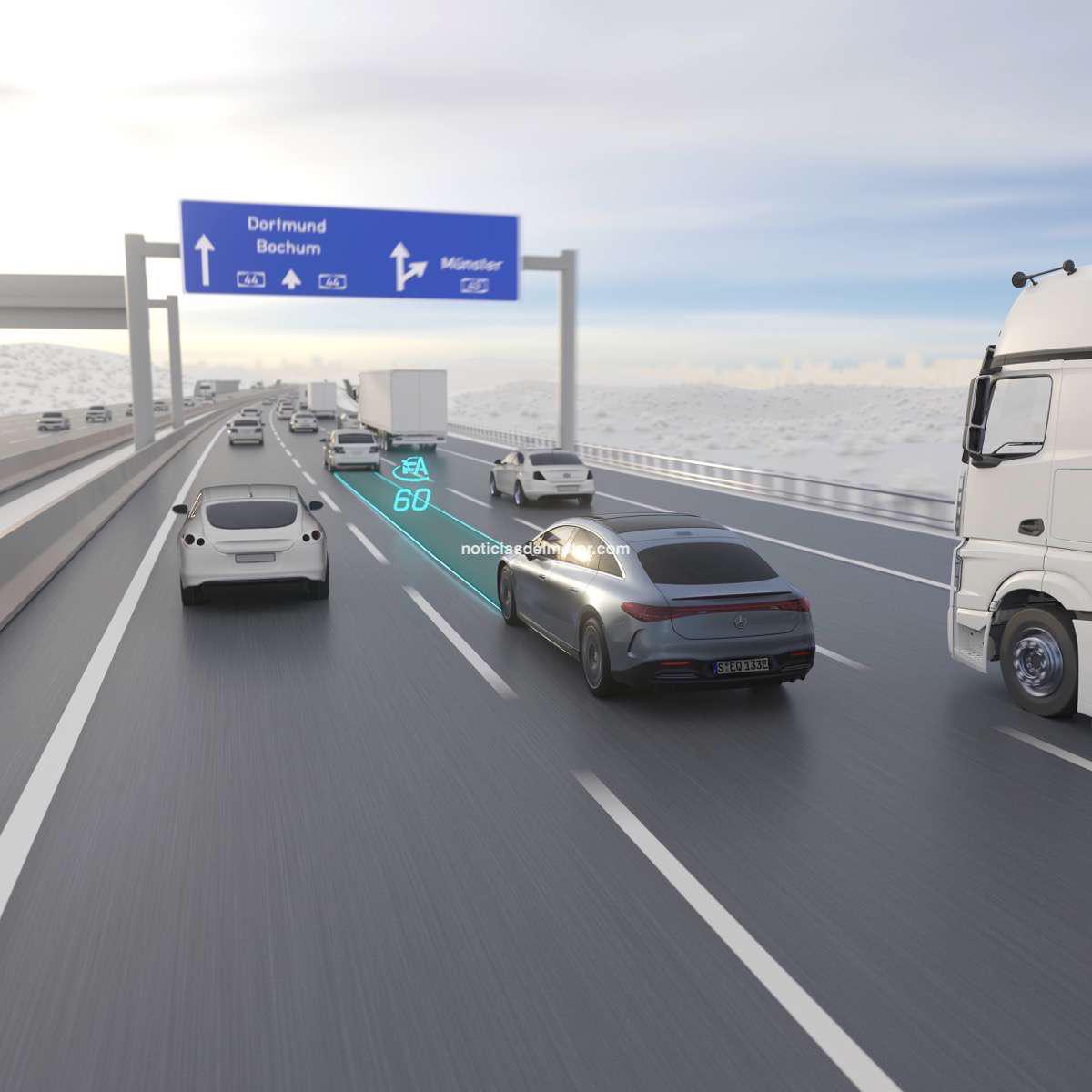 MERCEDES-BENZ AUMENTA A 95 KM/H LA VELOCIDAD MÁXIMA DE SU SISTEMA DE CONDUCCIÓN AUTOMATIZADA DE NIVEL 3 MERCEDES-BENZ AUMENTA A 95 KM/H LA VELOCIDAD MÁXIMA DE SU SISTEMA DE CONDUCCIÓN AUTOMATIZADA DE NIVEL 3