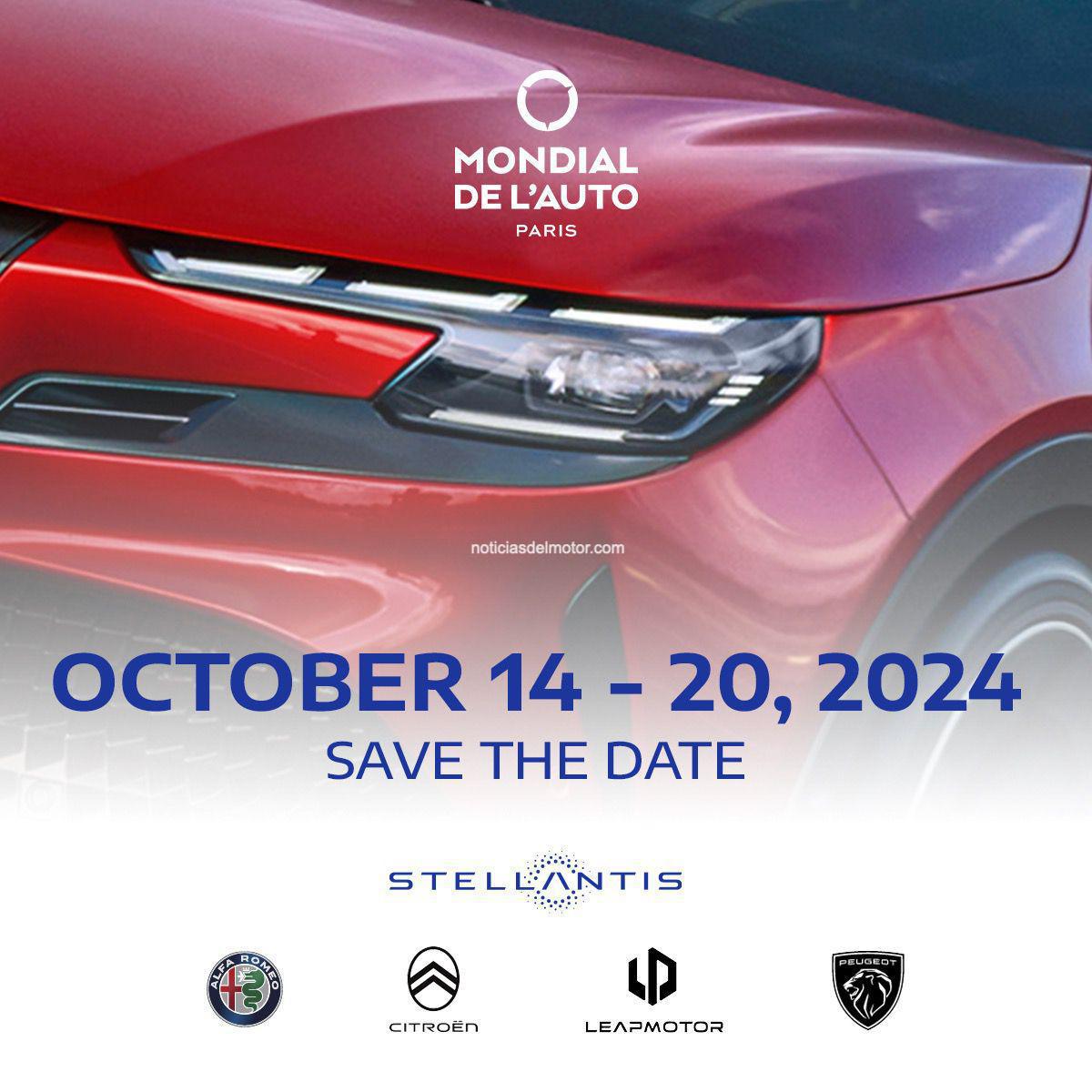 STELLANTIS PARTICIPA EN EL SALÓN DEL AUTOMÓVIL DE PARÍS 2024 CON CINCO PRIMICIAS MUNDIALES STELLANTIS PARTICIPA EN EL SALÓN DEL AUTOMÓVIL DE PARÍS 2024 CON CINCO PRIMICIAS MUNDIALES