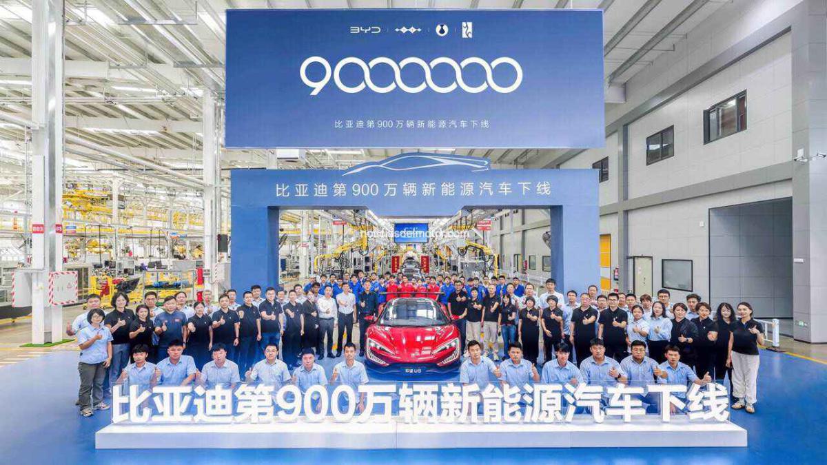BYD ALCANZA UN NUEVO HITO CON LA PRODUCCIÓN DE SU VEHÍCULO ENCHUFABLE NÚMERO 9 MILLONES BYD ALCANZA UN NUEVO HITO CON LA PRODUCCIÓN DE SU VEHÍCULO ENCHUFABLE NÚMERO 9 MILLONES