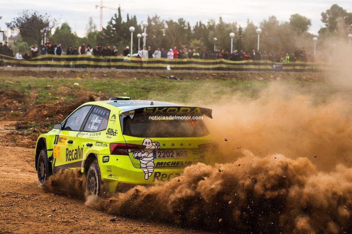 “Cohete” Suárez y Alberto Iglesias se ven forzados al abandono cuando lideraban el Rally RACC-Costa Daurada
