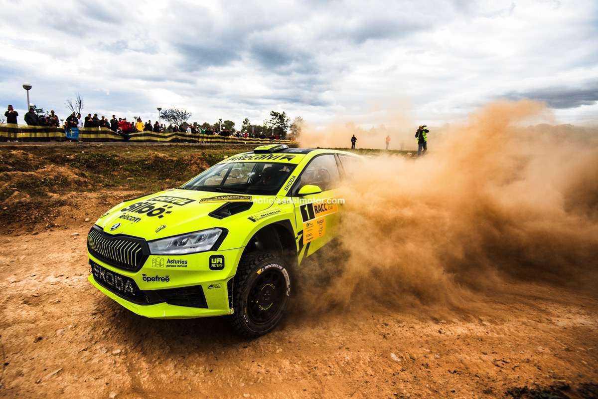 “Cohete” Suárez y Alberto Iglesias se ven forzados al abandono cuando lideraban el Rally RACC-Costa Daurada