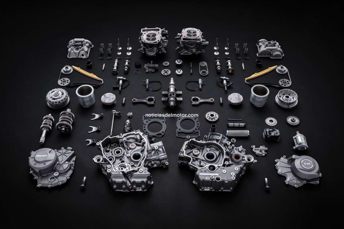 Nuevo motor V2 de 890 cc: el bicilíndrico más ligero de Ducati Nuevo motor V2 de 890 cc: el bicilíndrico más ligero de Ducati
